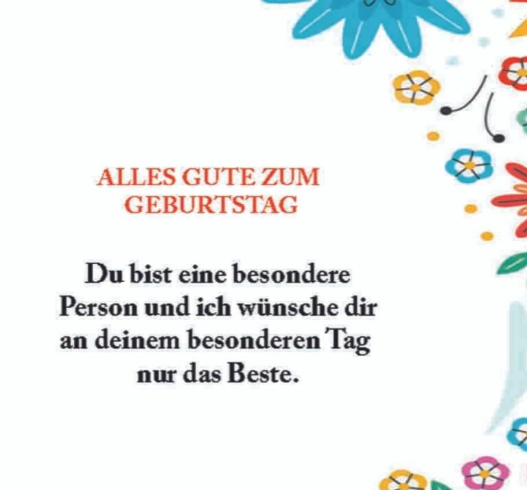Happy Birthday Fur Einen Besonderen Menschen