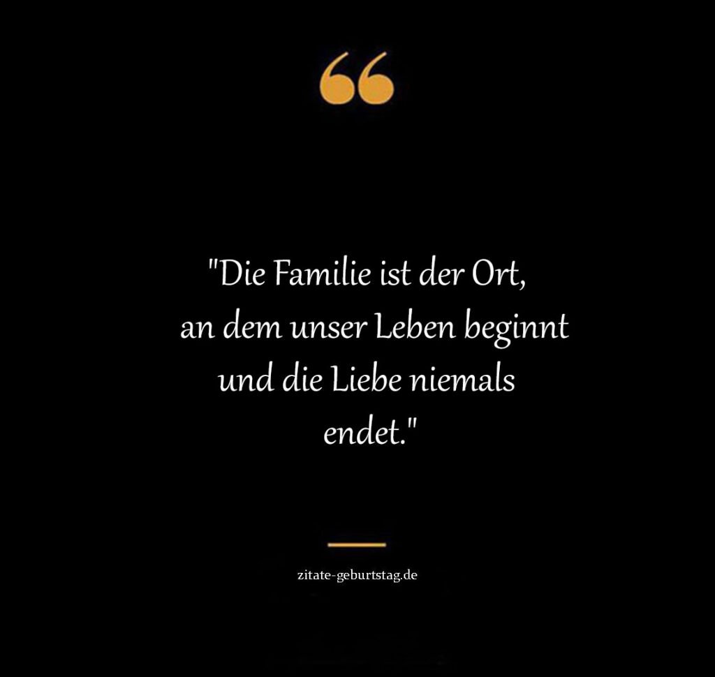 Familien sprüche & zitate zum nachdenken