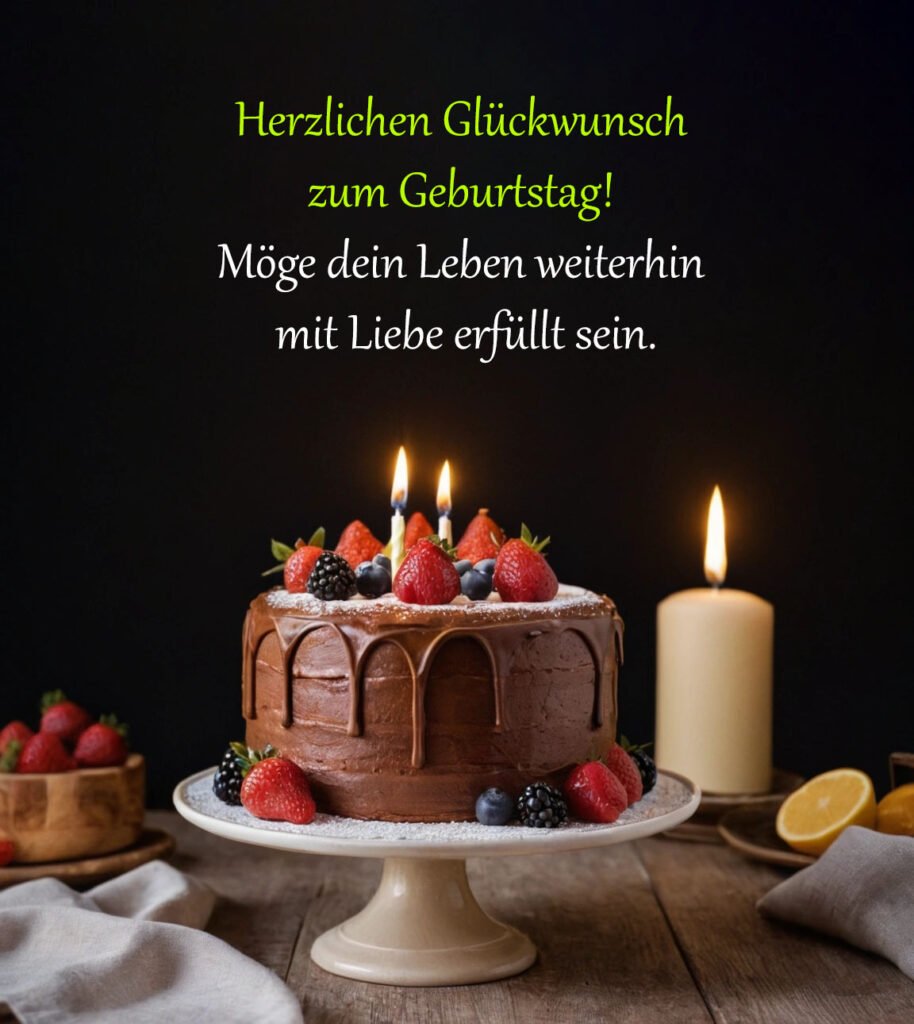 Geburtstagswünsche liebe mann