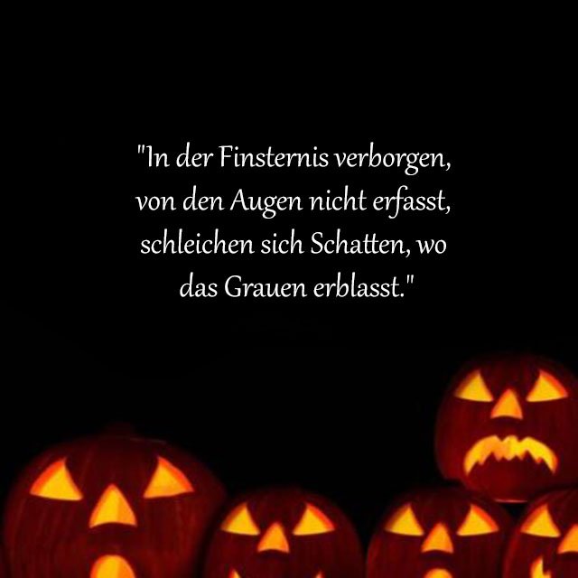 Gruselige halloween sprüche & zitate