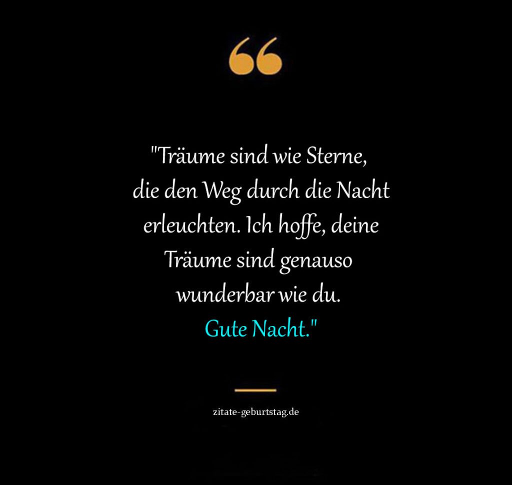 Gute nacht gruß für einen lieben menschen