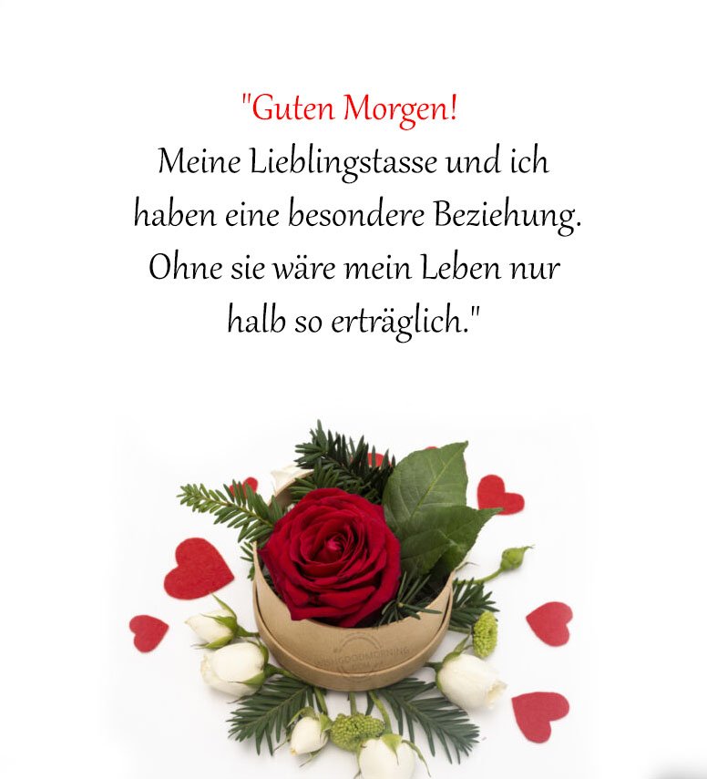 Guten morgen kaffee sprüche lustig