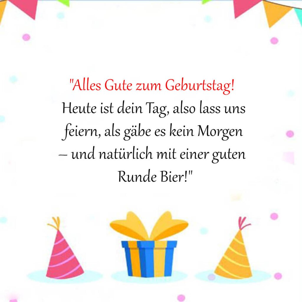 Lustig mann bier geburtstag mann herzlich glückwünsche geburtstagswünsche