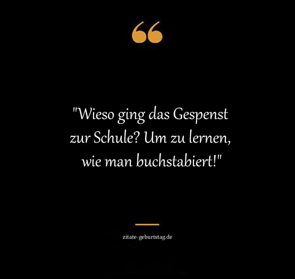 Lustige halloween sprüche und Zitate