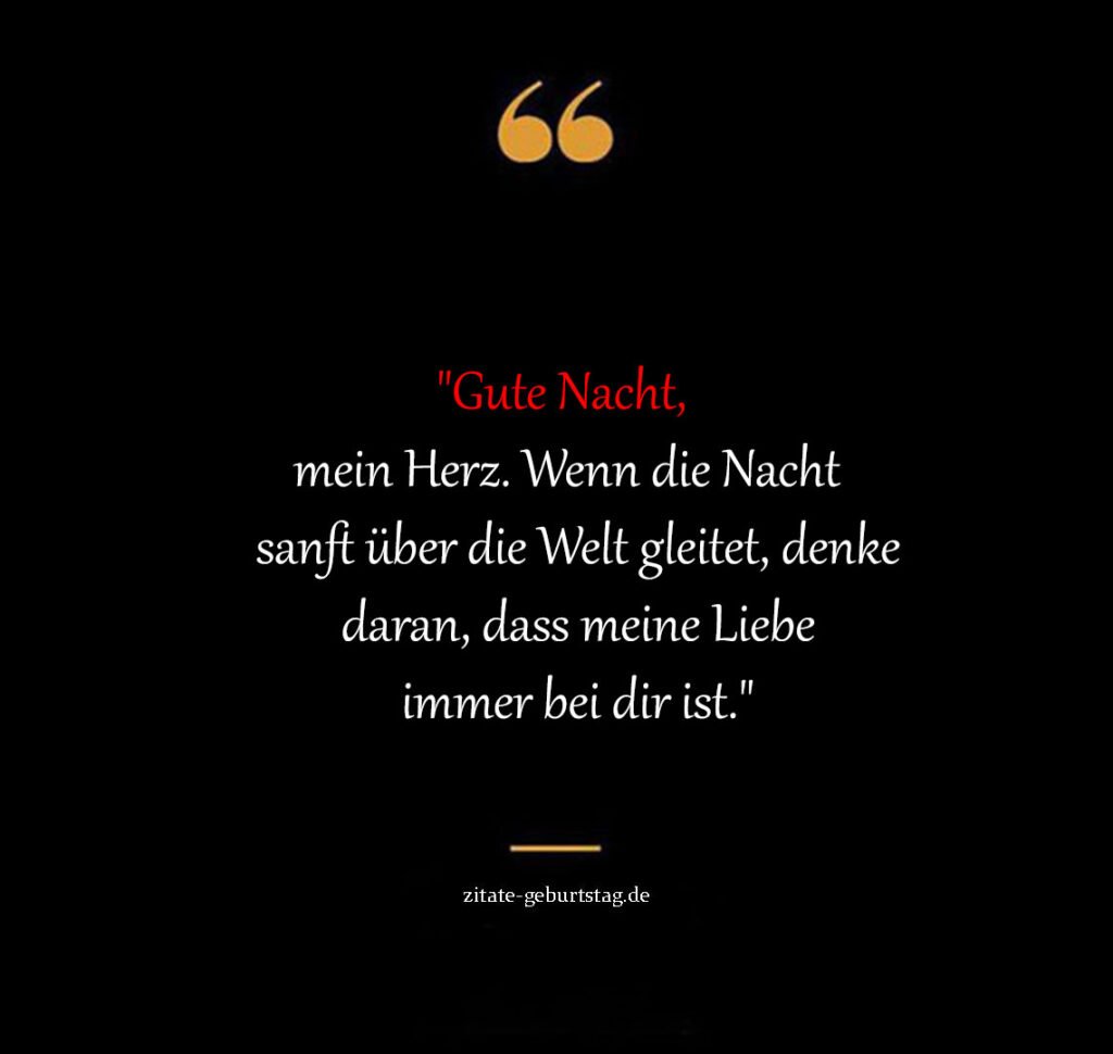 Romantisch gute nacht gruß für einen lieben menschen