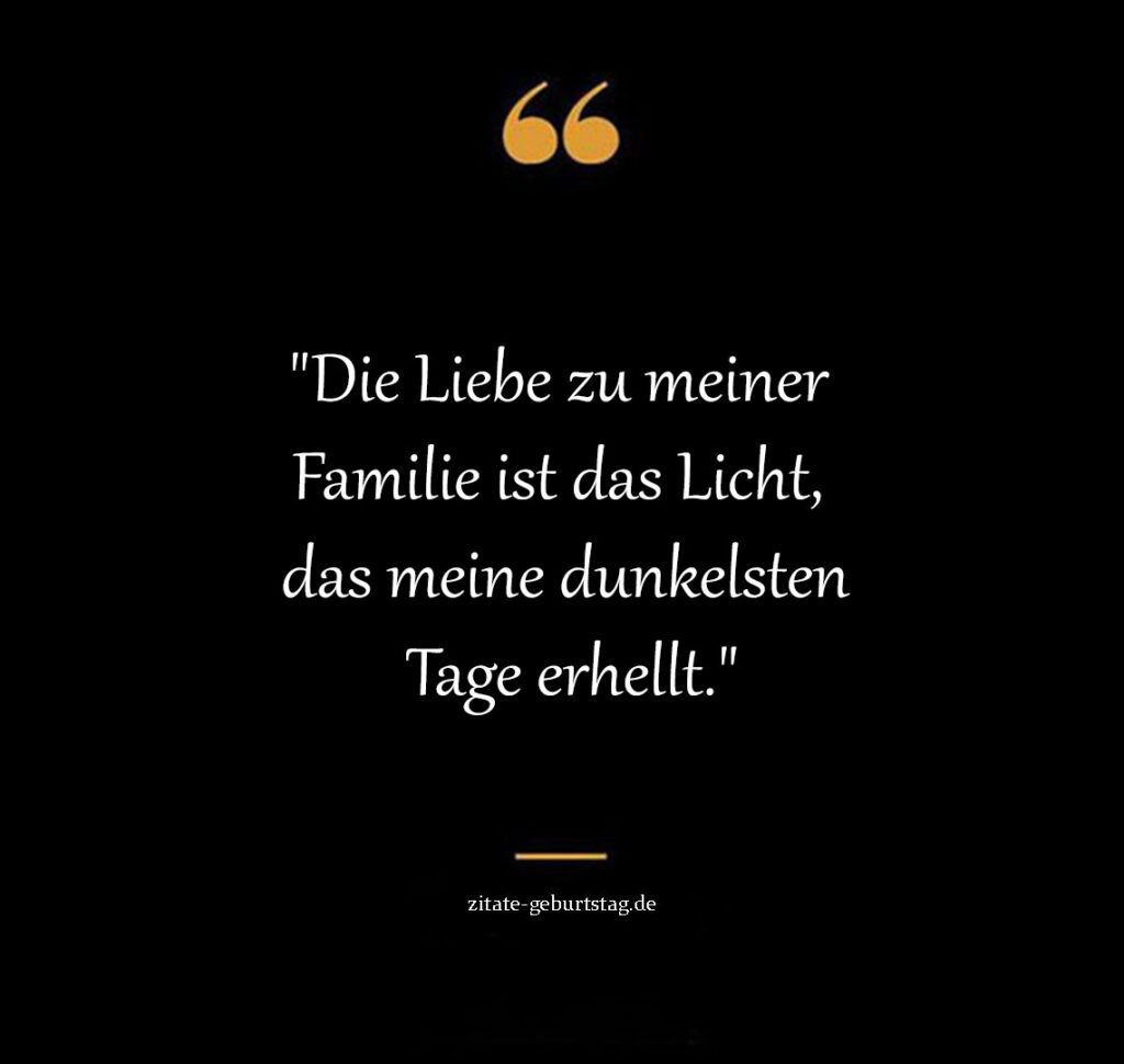 Sprüche über familie und liebe