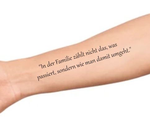 Sprüche & zitate über familie tattoo