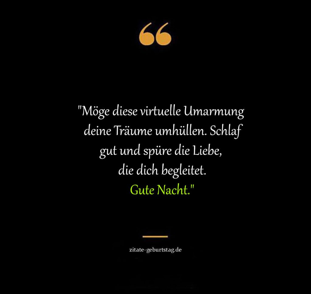 Umarmung ganz liebe gute nacht grüße