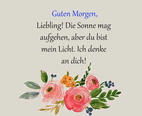 Verliebte liebe guten morgen grüße