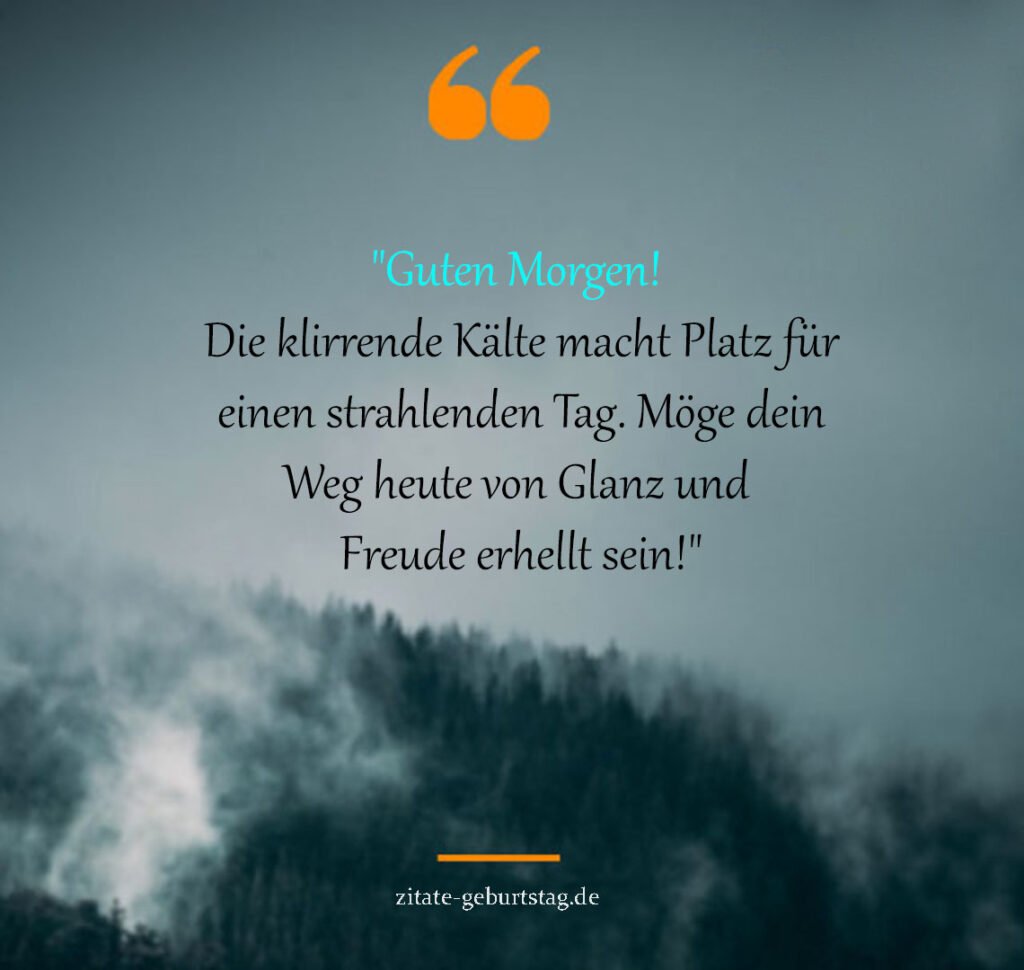 Winterliche guten morgen grüße