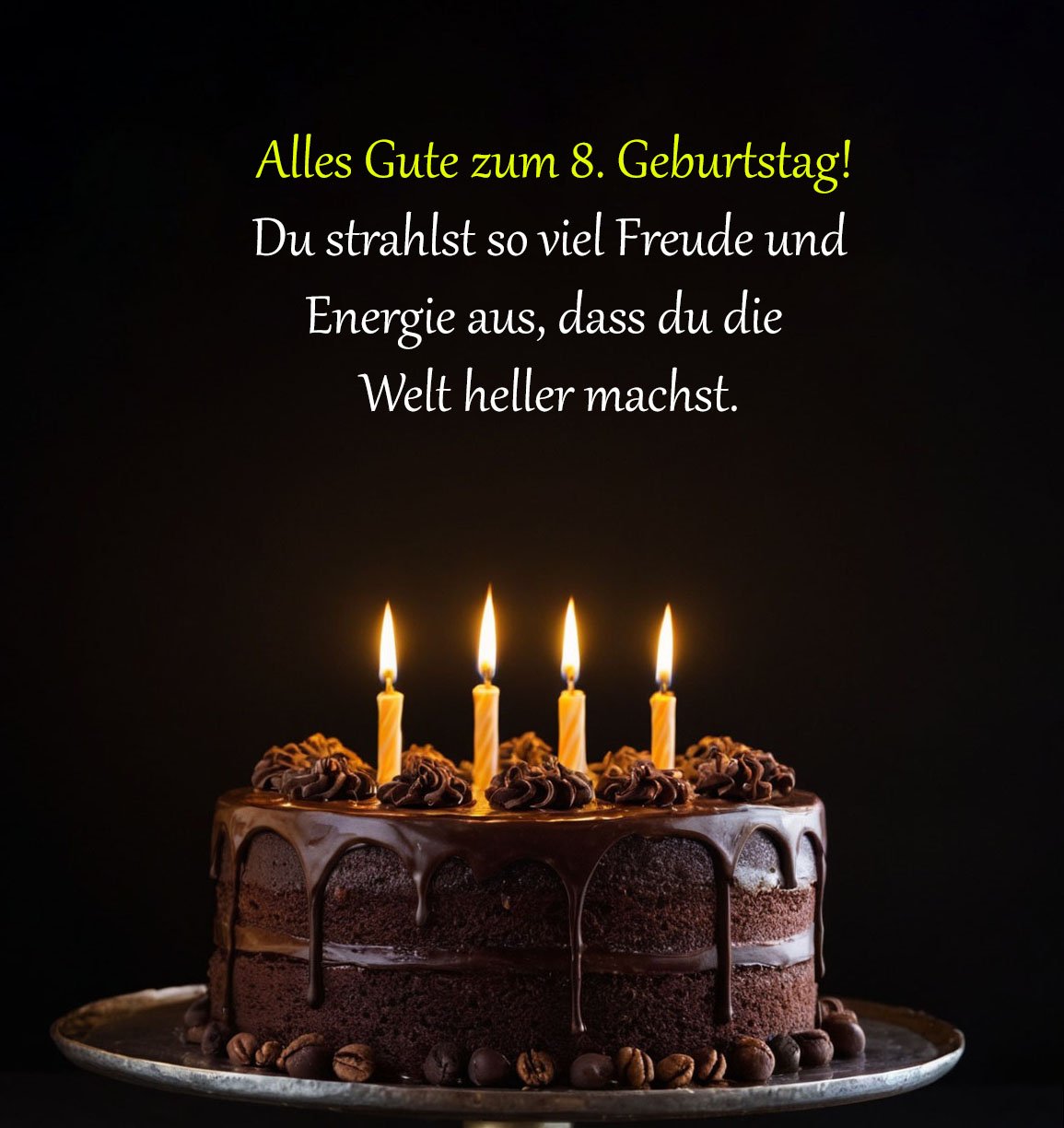 Besinnliche Geburtstagswünsche Zum 8 Geburtstag