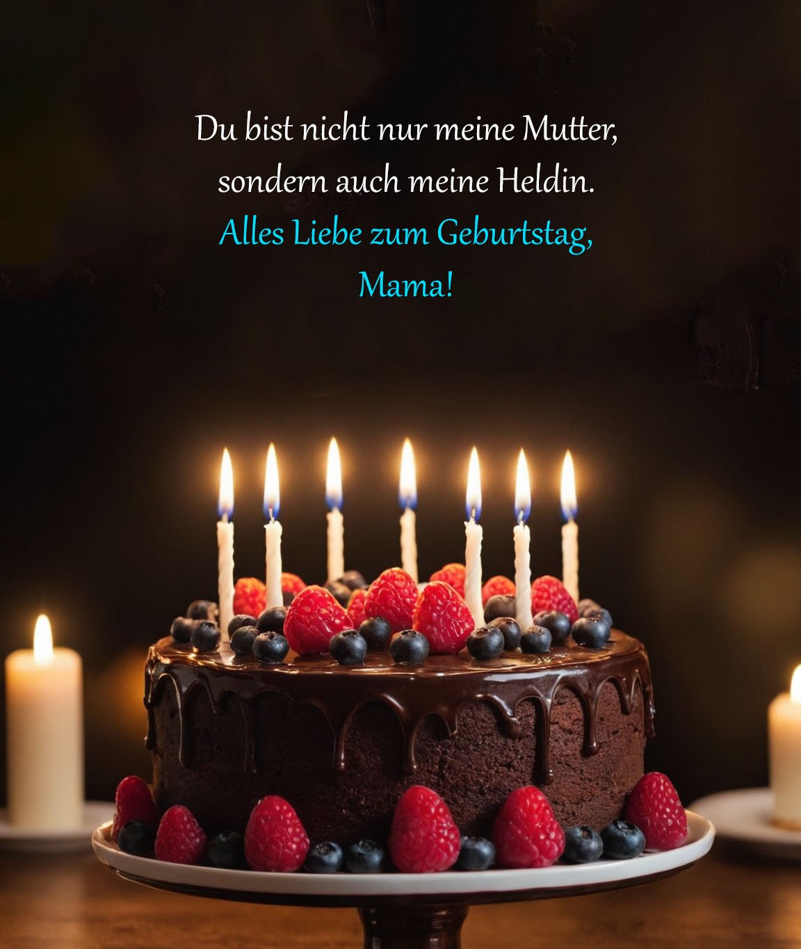 Geburtstagswünsche Für Mama Von Tochter -Geburtstagssprüche