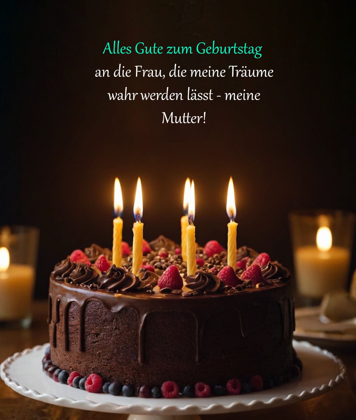 Geburtstagswünsche Für Mama Von Tochter -Geburtstagssprüche