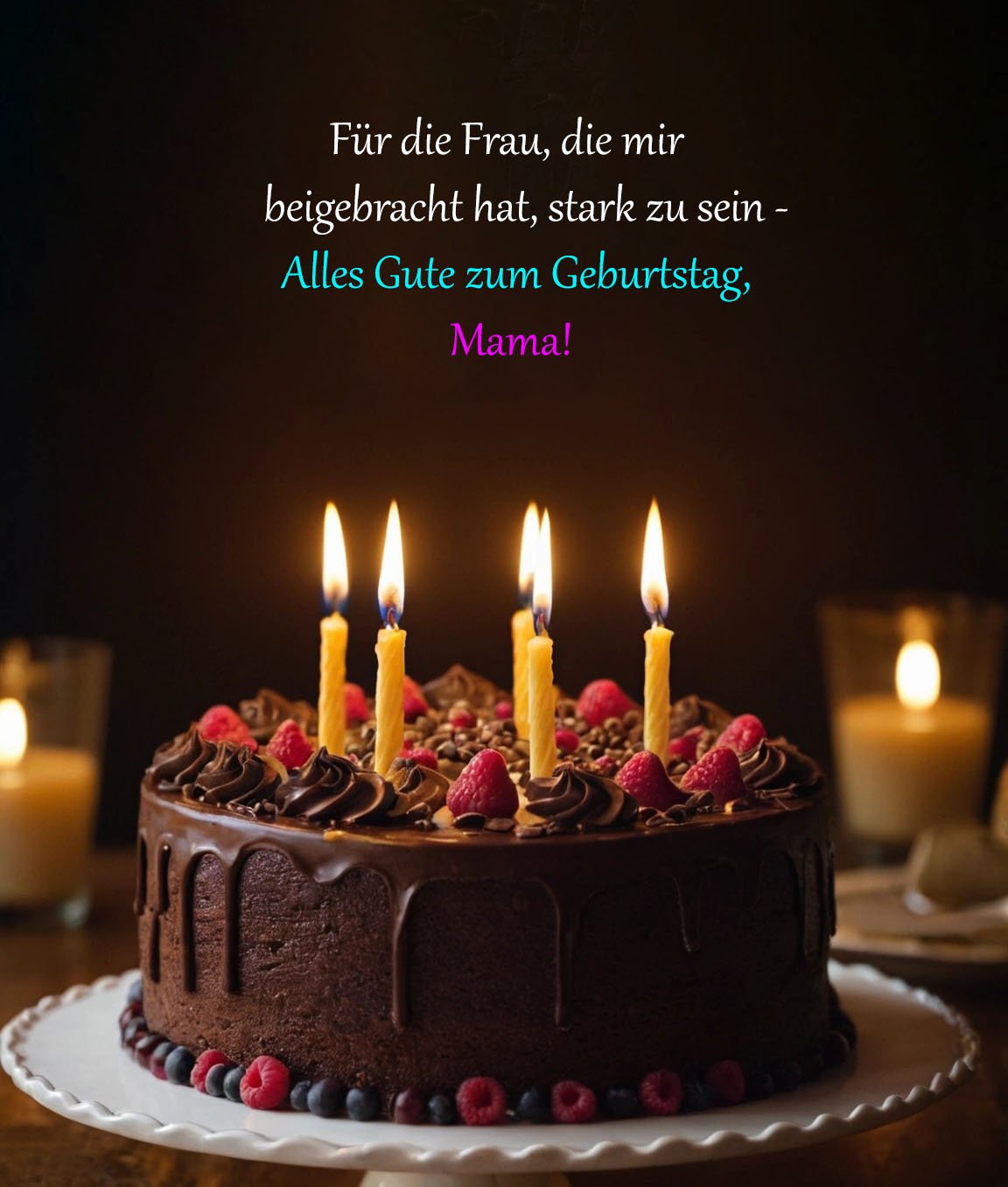 Geburtstagswünsche Für Mama Von Tochter Kurz