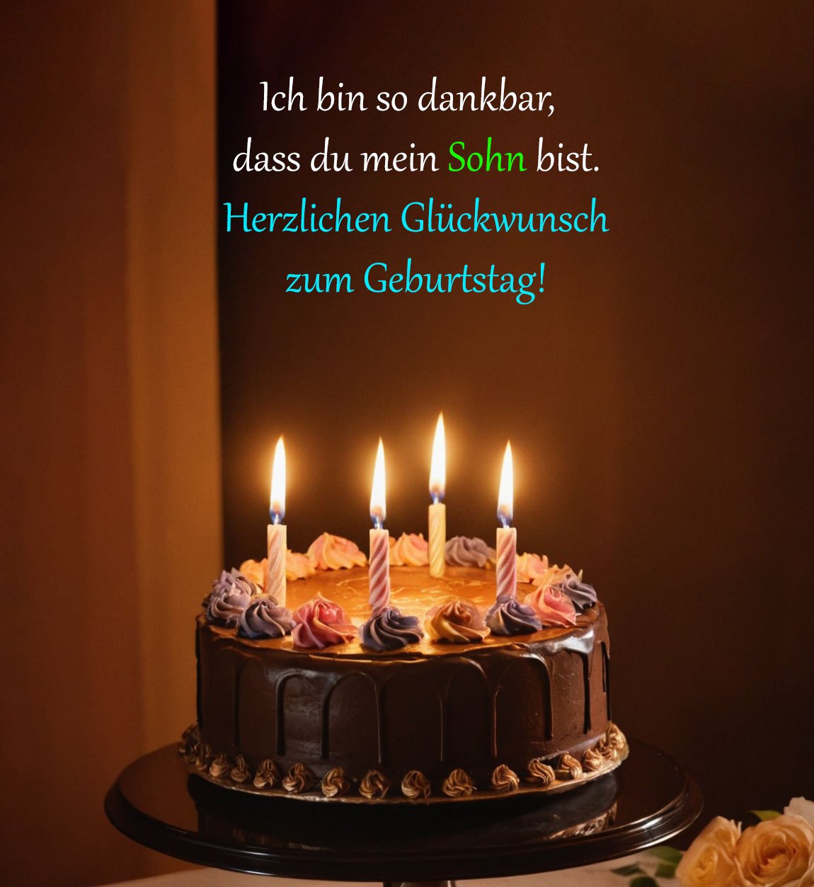 Geburtstagswünsche Für Sohn Von Mama