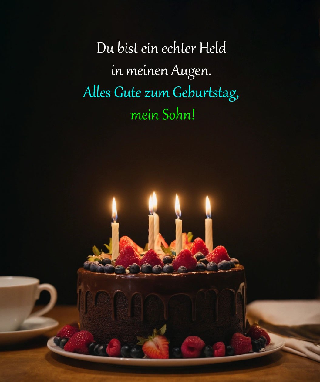 Geburtstagswünsche Für Sohn Von Mama