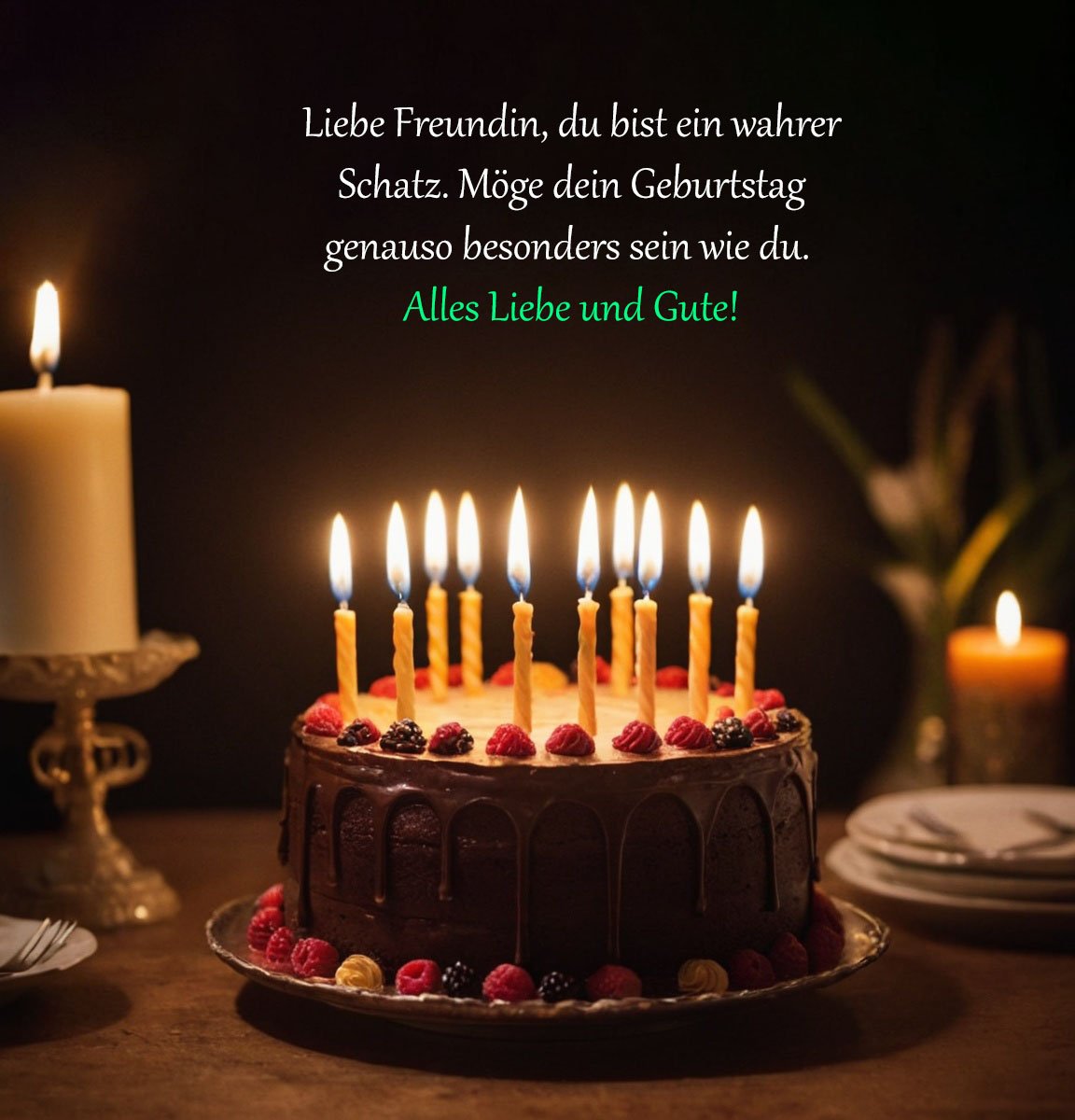 Geburtstagswünsche für eine ganz liebe freundin