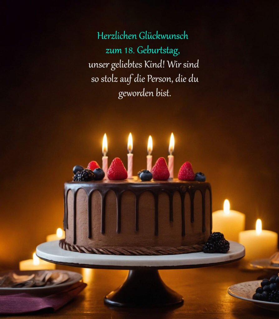Gluckwunsch 18 Geburtstag Eltern