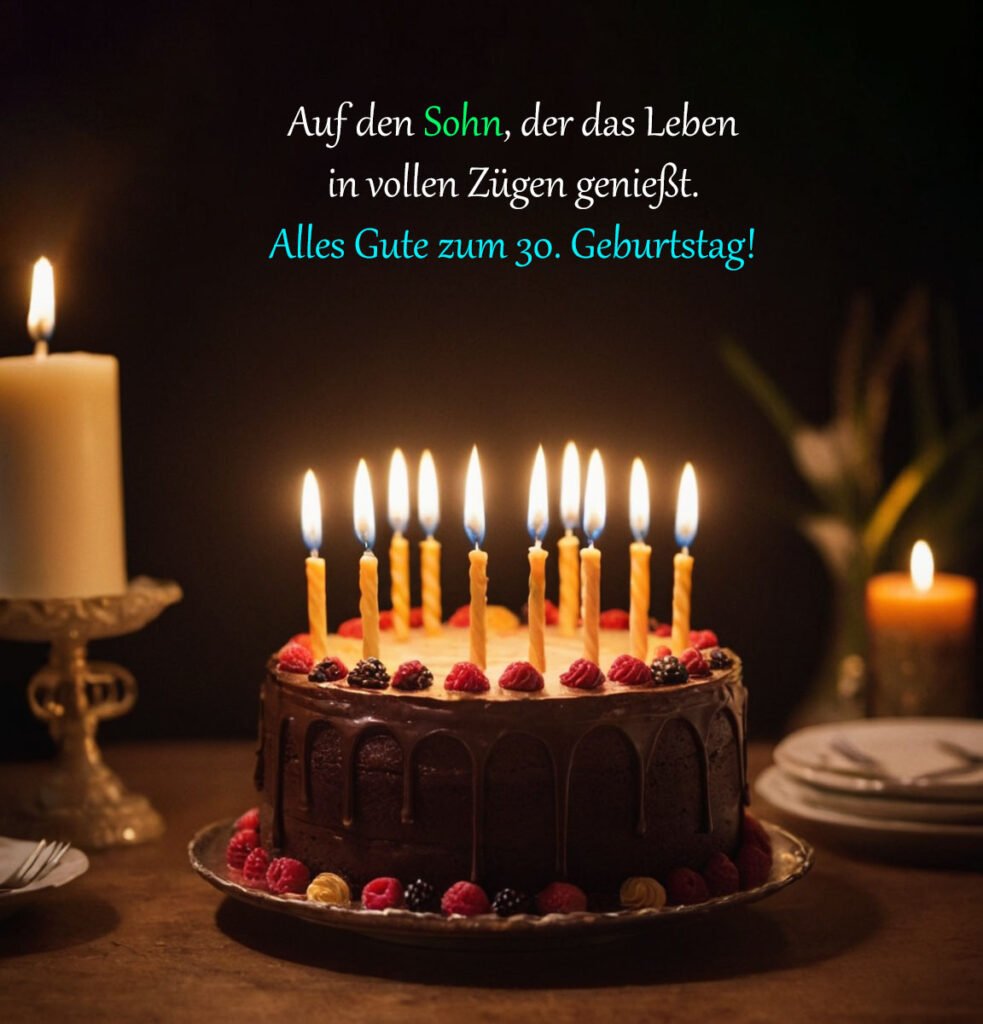 Glückwünsche Zum 30 Geburtstag Sohn - Geburtstagssprüche