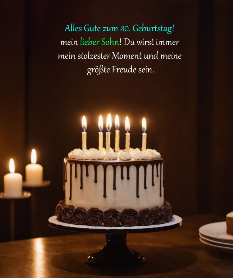 Glückwünsche Zum 30 Geburtstag Sohn - Geburtstagssprüche