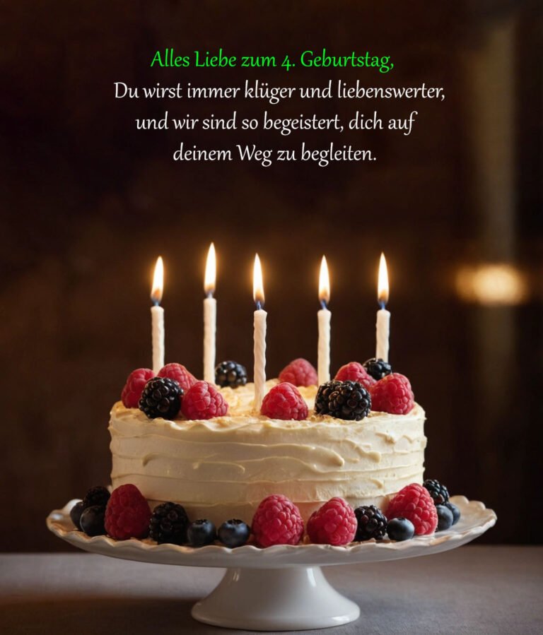 Spruch Zum 4 Geburtstag