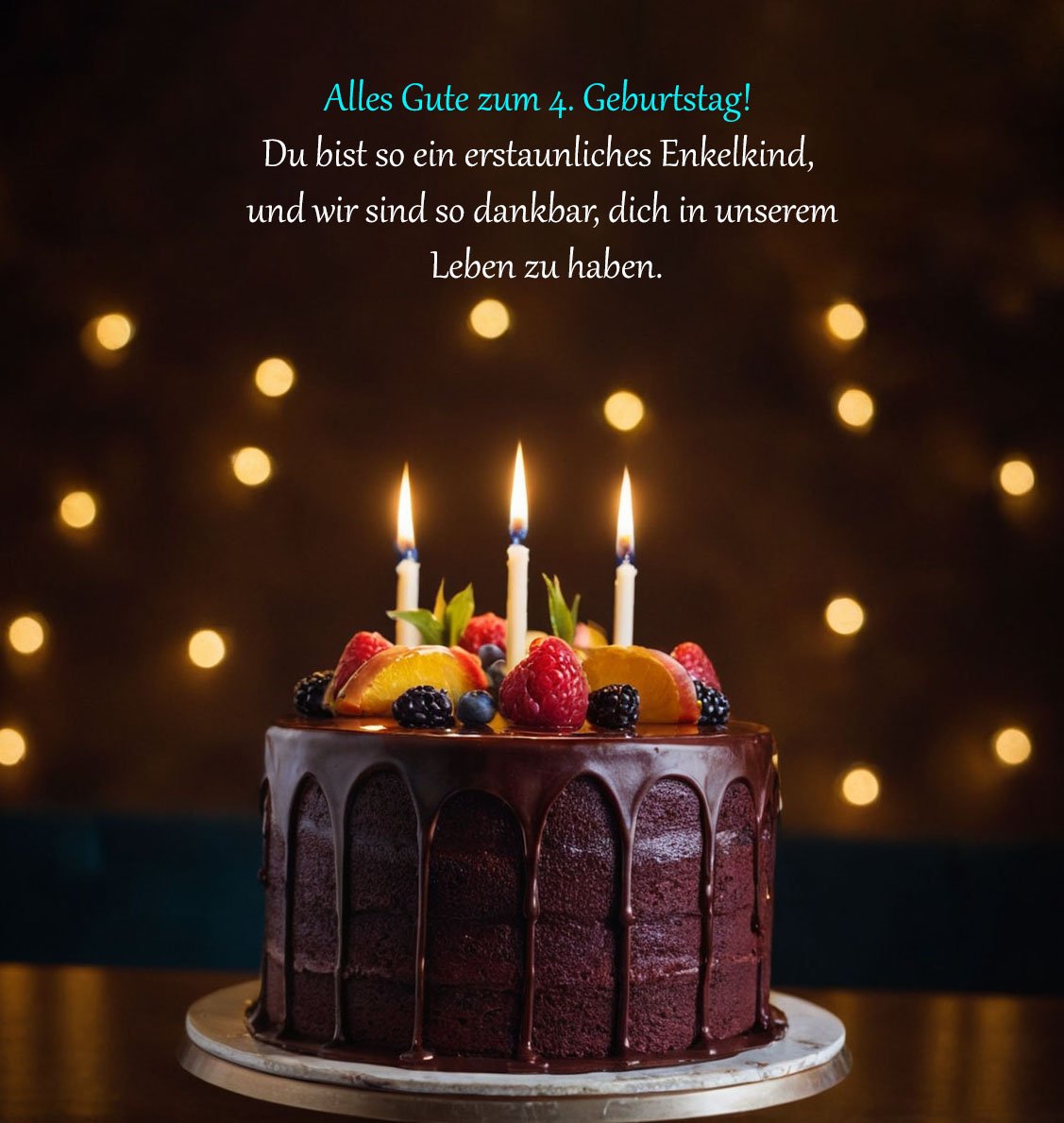 Glückwünsche Zum 4 Geburtstag Enkelkind