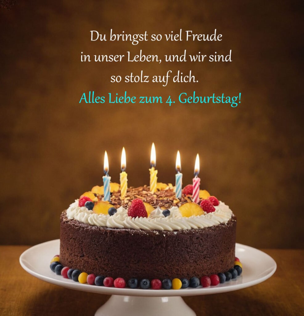 Spruch Zum 4 Geburtstag