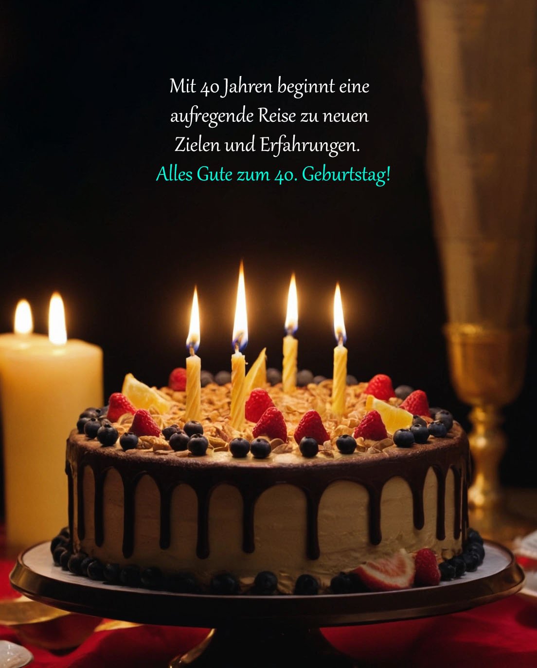 Glückwünsche Zum 40 Geburtstag Tochter
