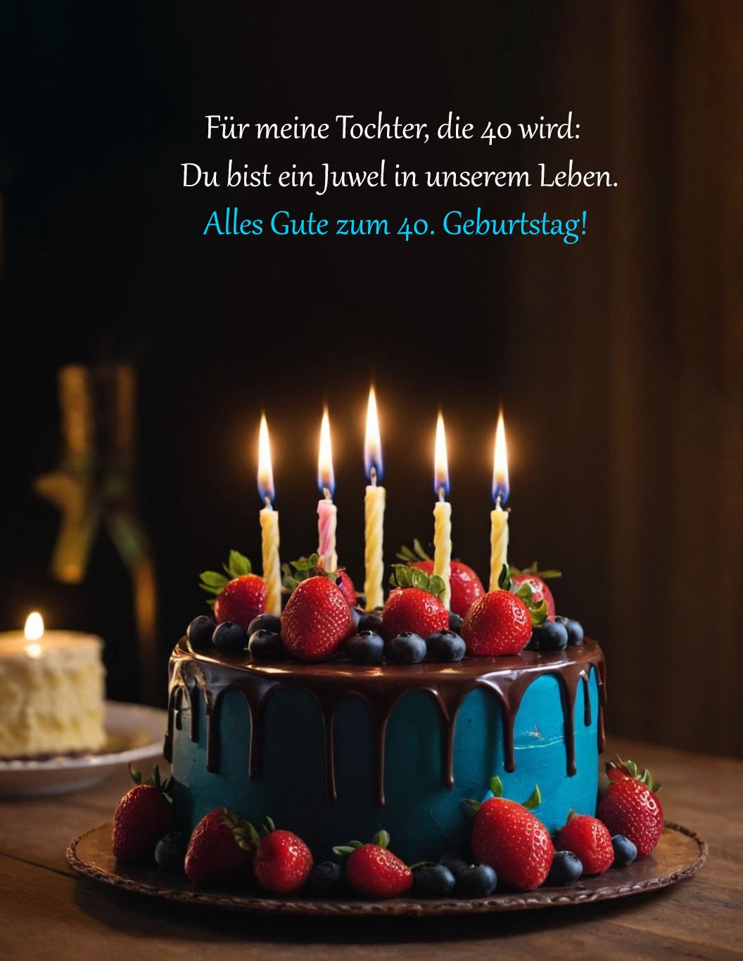Glückwünsche Zum 40 Geburtstag Tochter