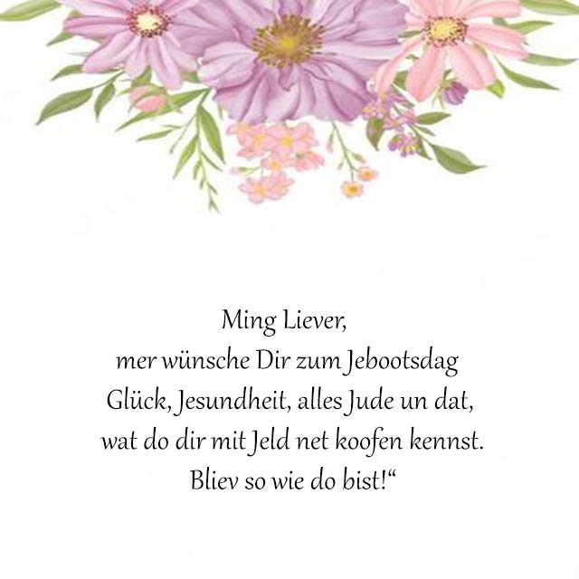 Kölsche Geburtstagsgrüße - Geburtstagswünsche