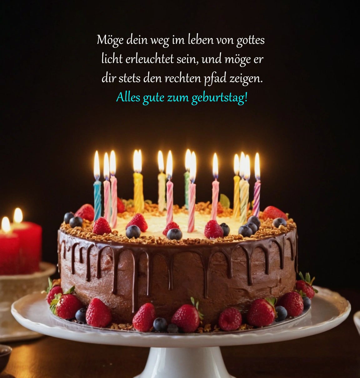 Geburtstagssegen für ihre schwester