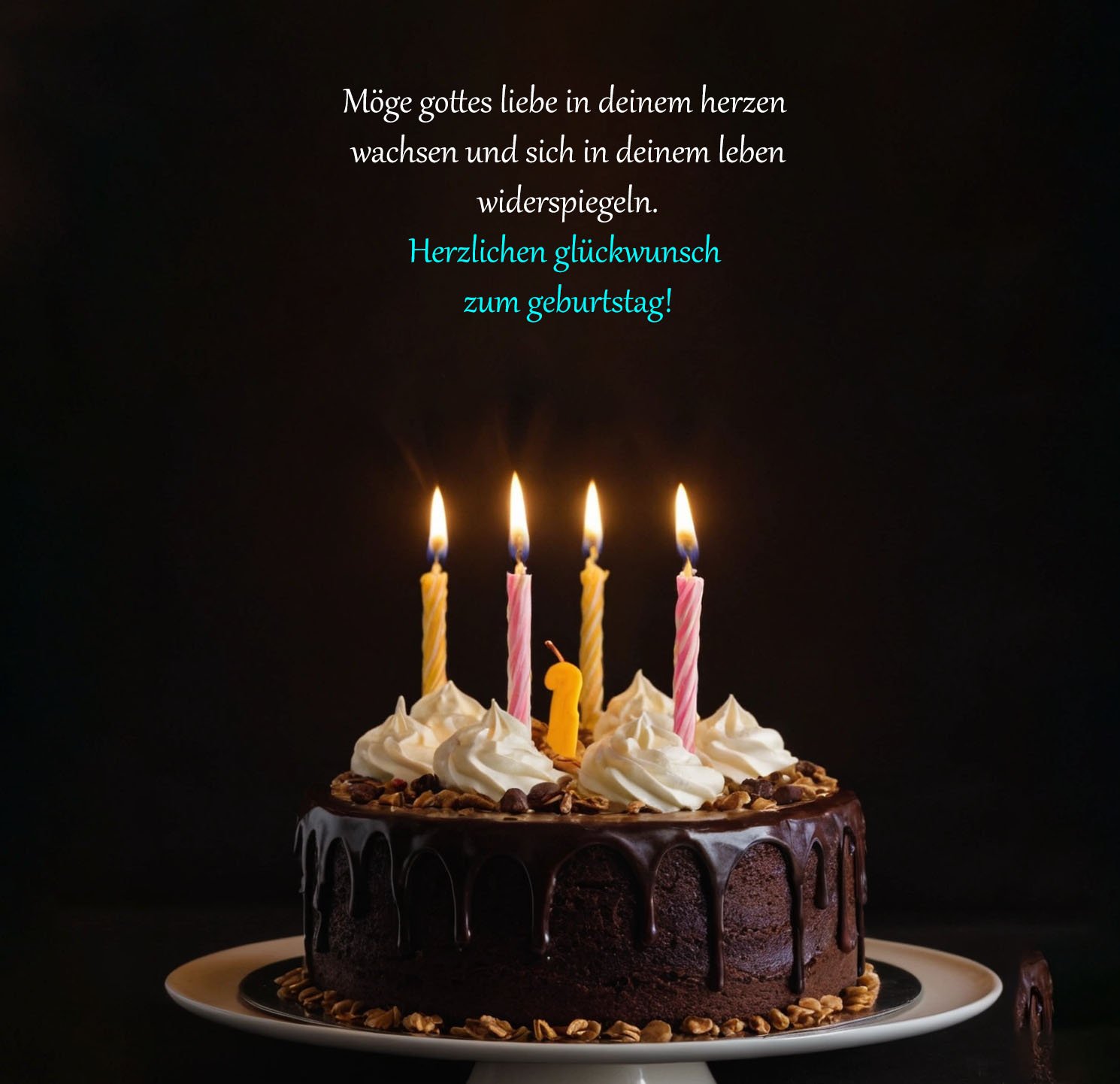 Geburtstagssegen für ihre schwester