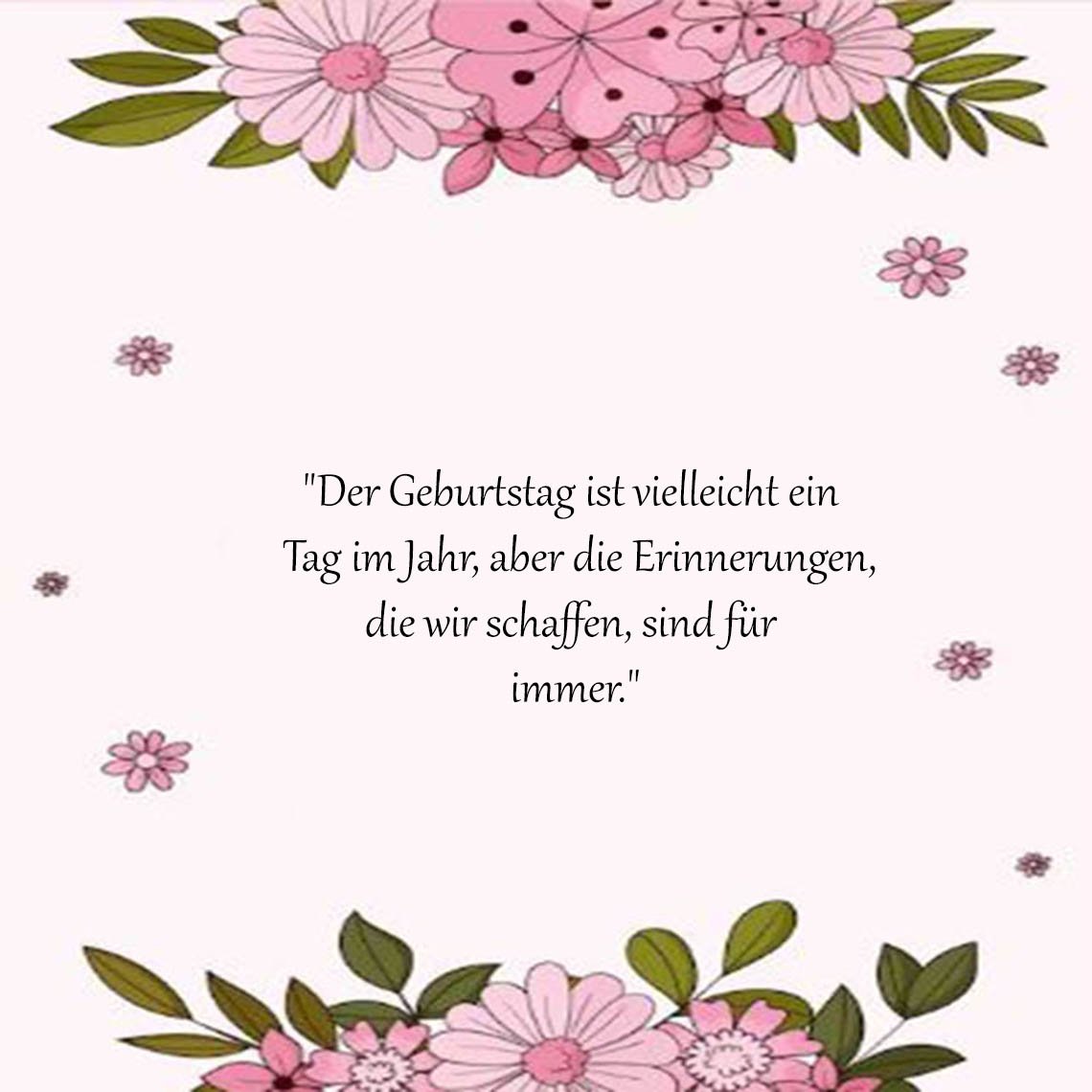 Geburtstagssprüche & Zitate