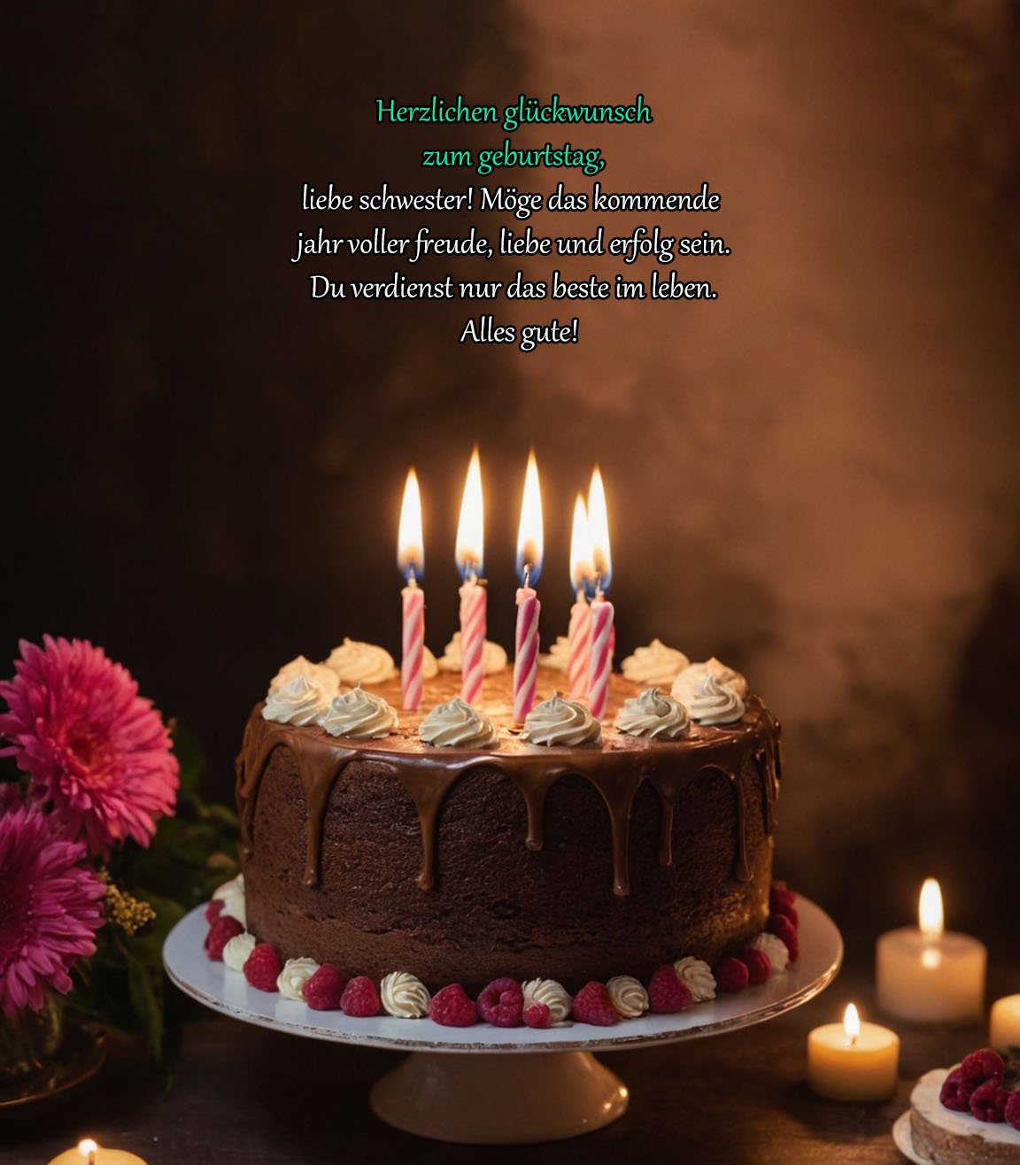 Geburtstagssprüche & ziate für schwester