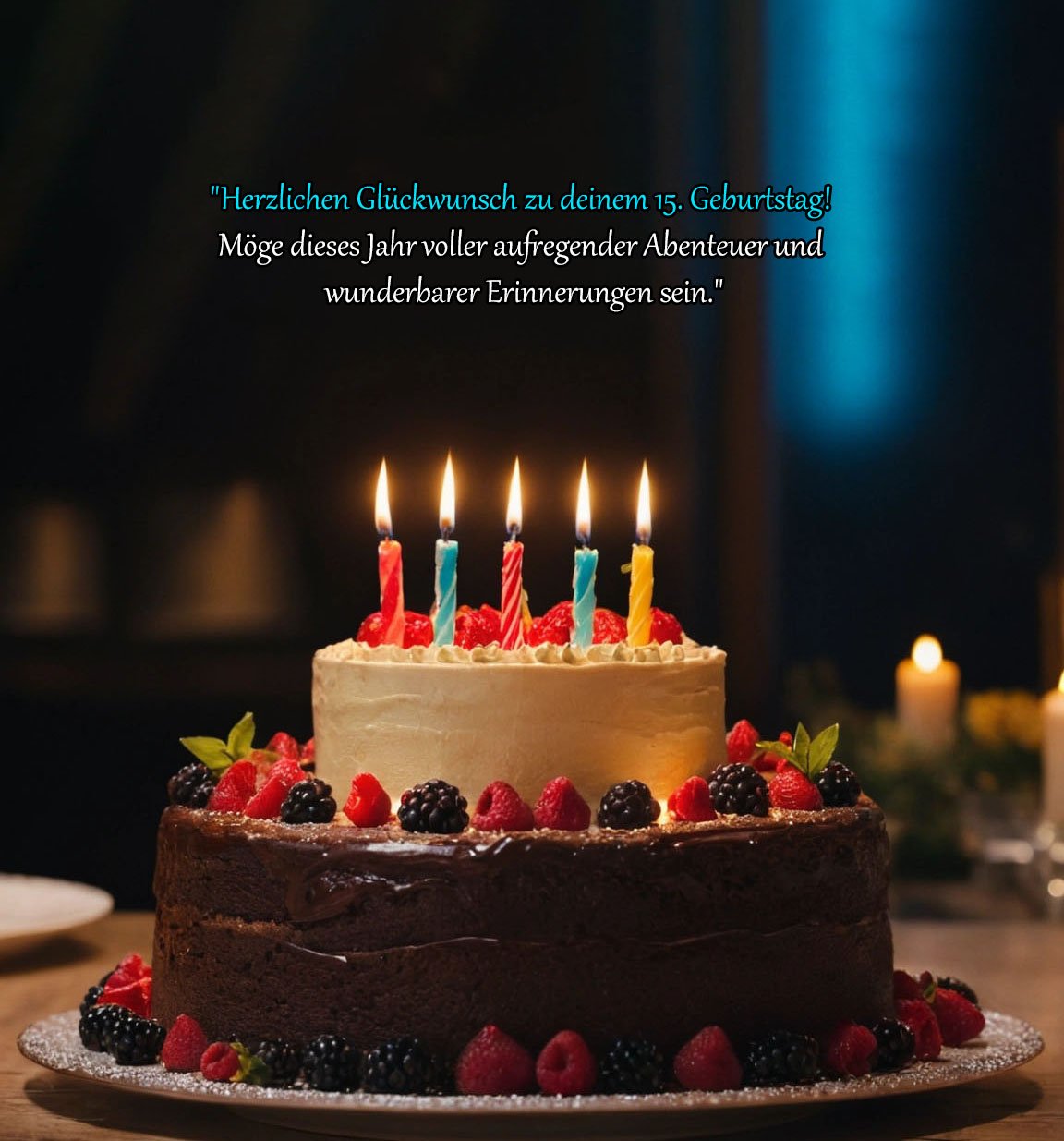Geburtstagswünsche 15 Jahre