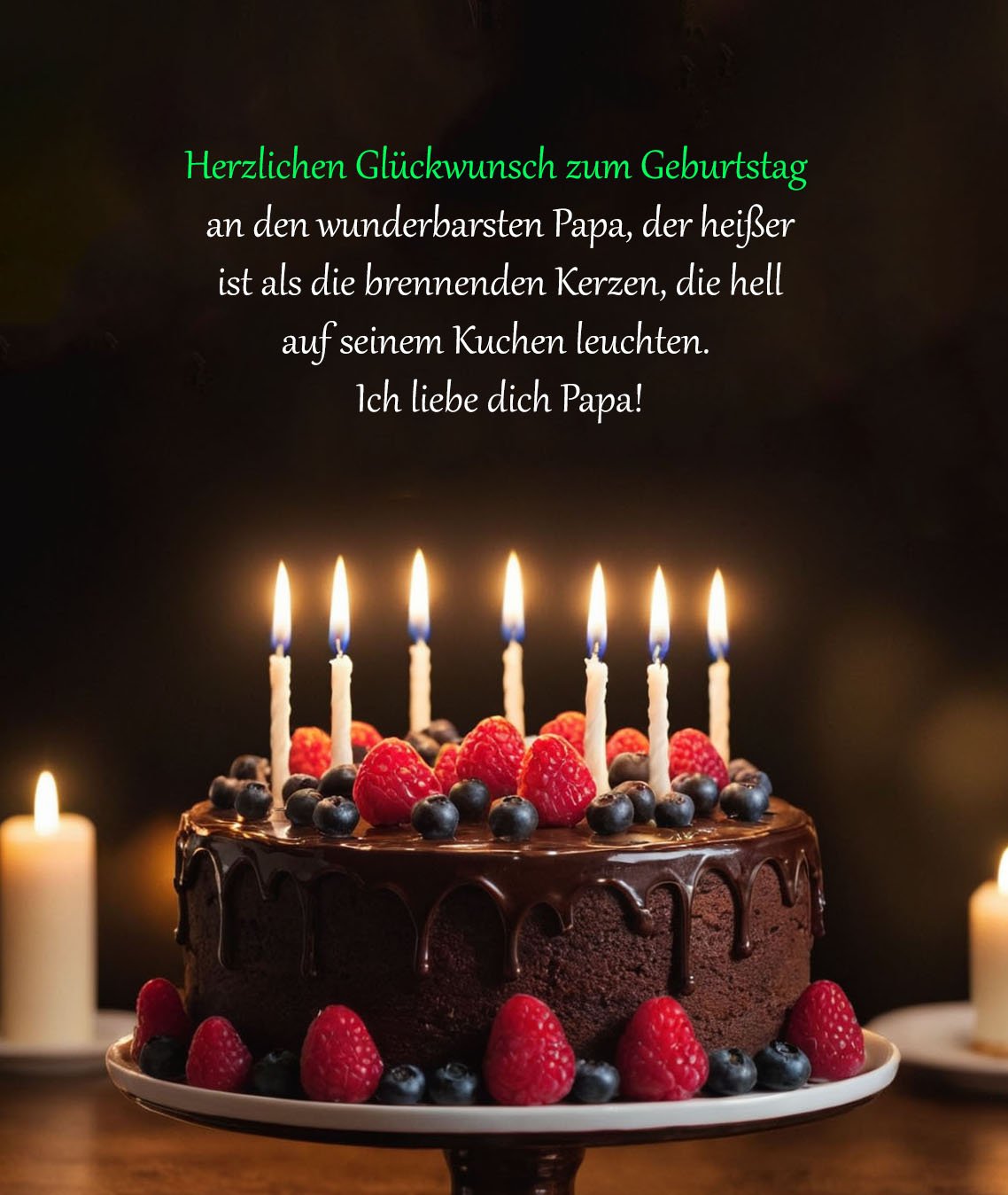Geburtstagswünsche an Vater