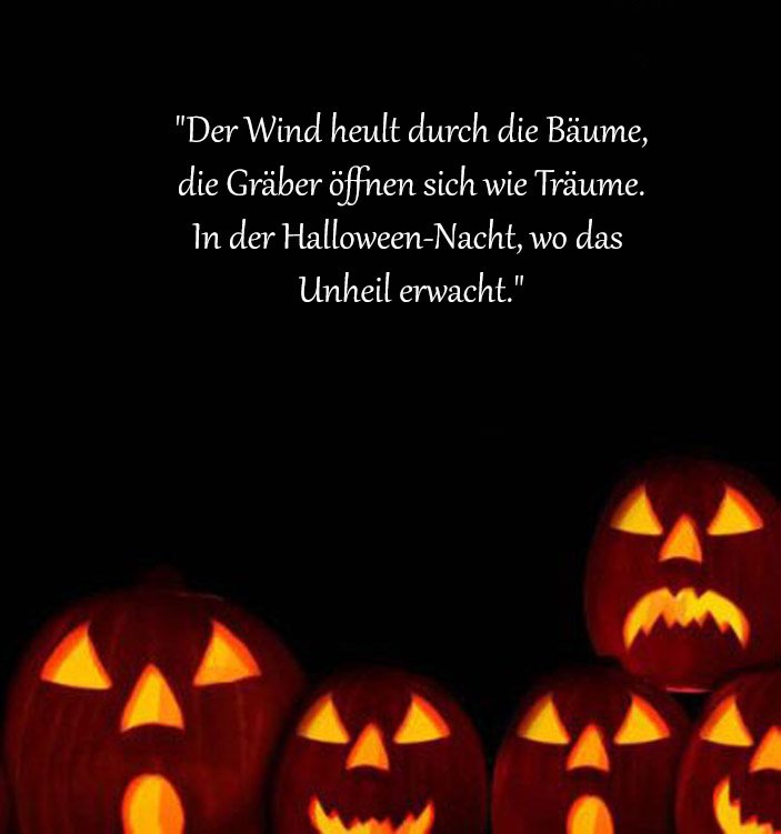 Gruselige halloween sprüche & zitate