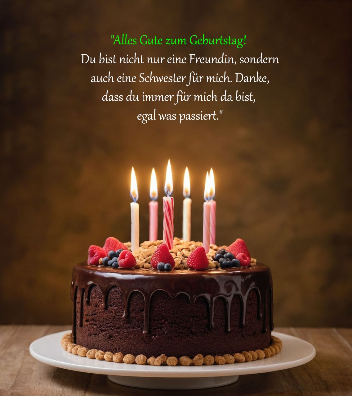 Herzlich geburtstagswünsche & Sprüche freundin
