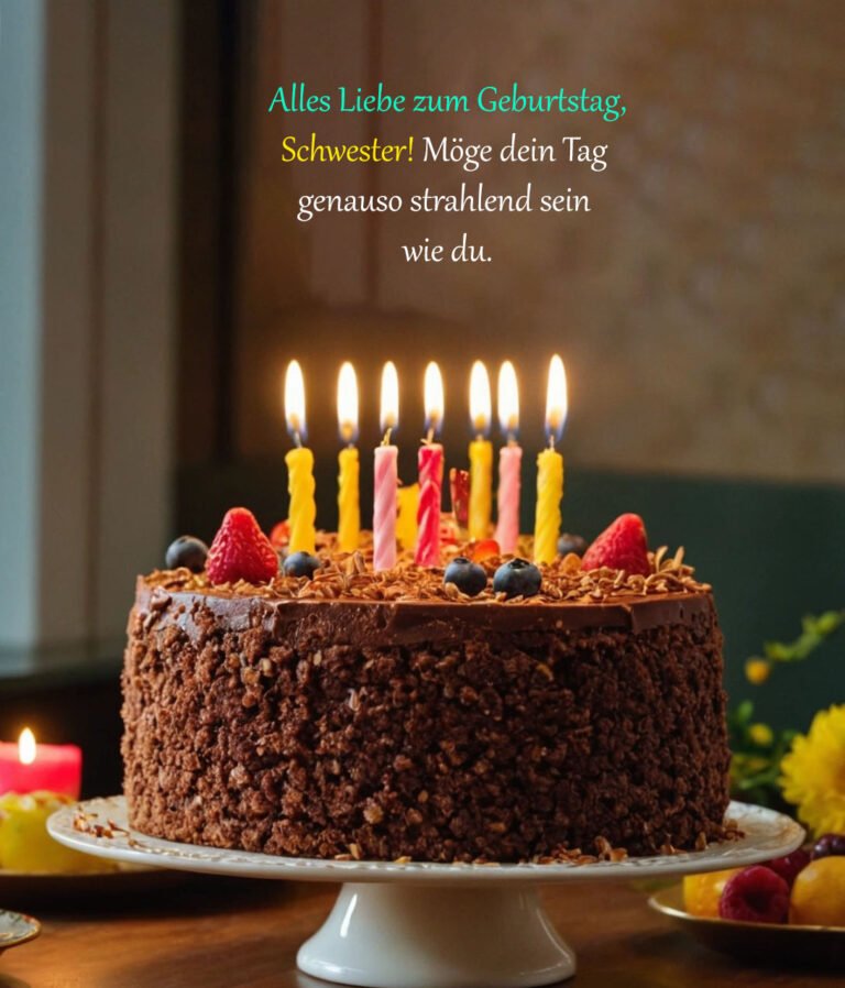 Stilvolle Glckwnsche Zum Geburtstag Schwester Bilder