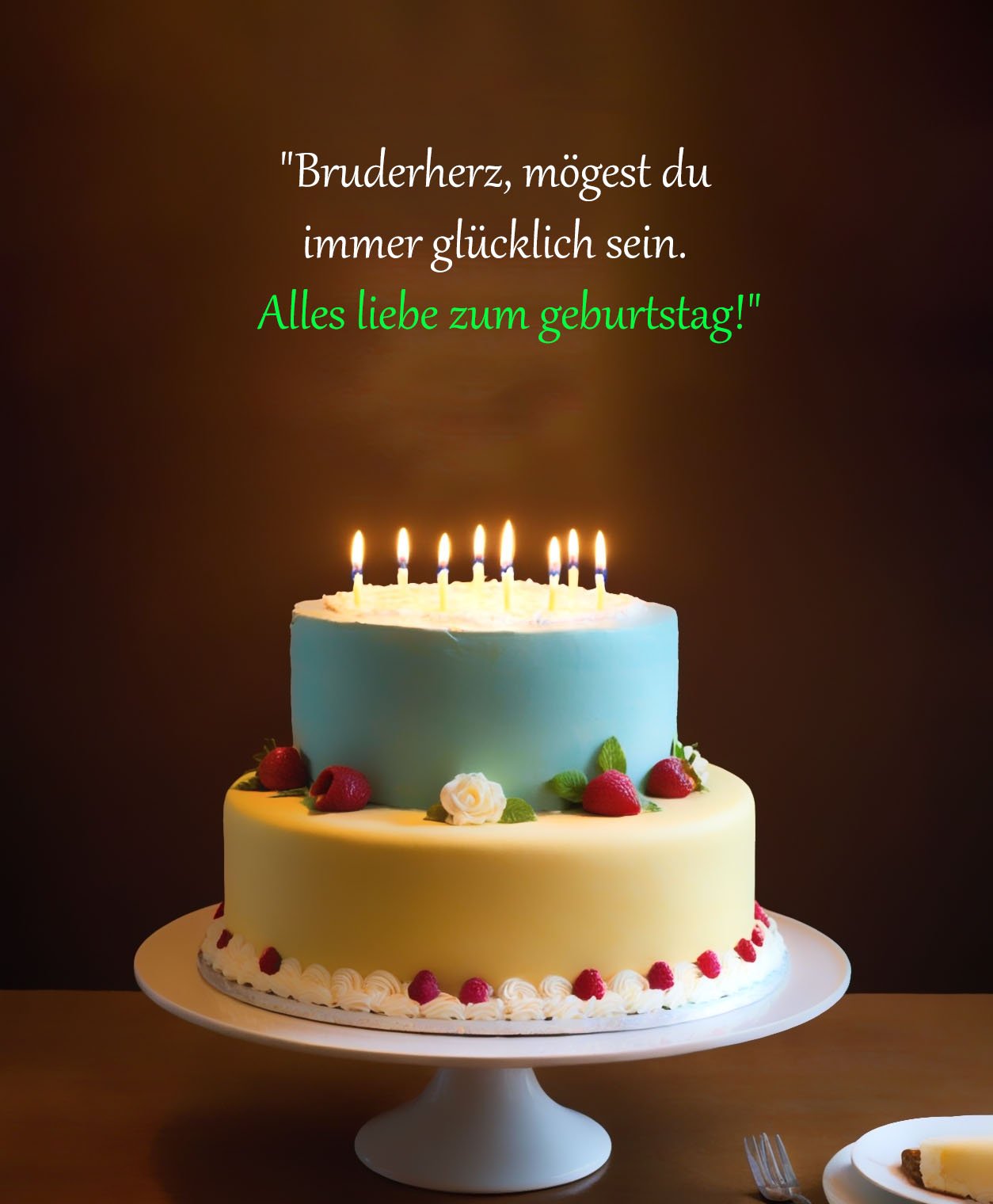 Kurze geburtstagssprüche für ihren bruder