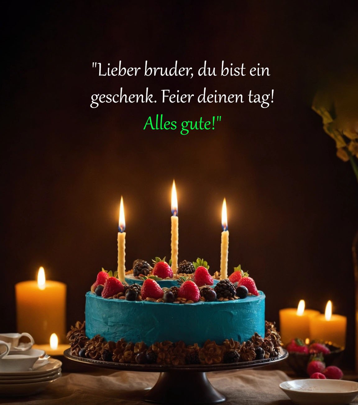Kurze geburtstagssprüche für ihren bruder