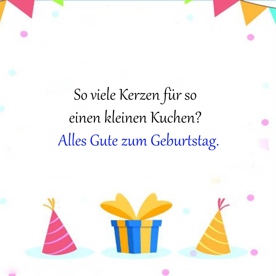 Lustige Glückwünsche zum Geburtstag
