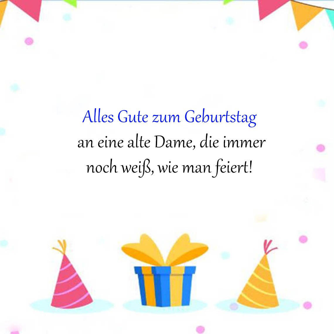Lustige Glückwünsche zum Geburtstag