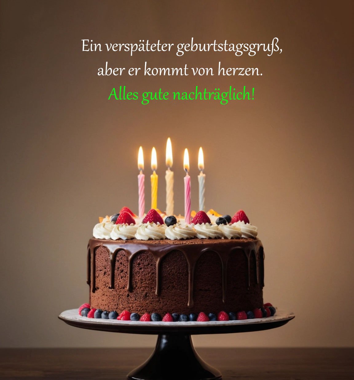 Nachträgliche Geburtstagsglückwünsche - Geburtstagswünsche