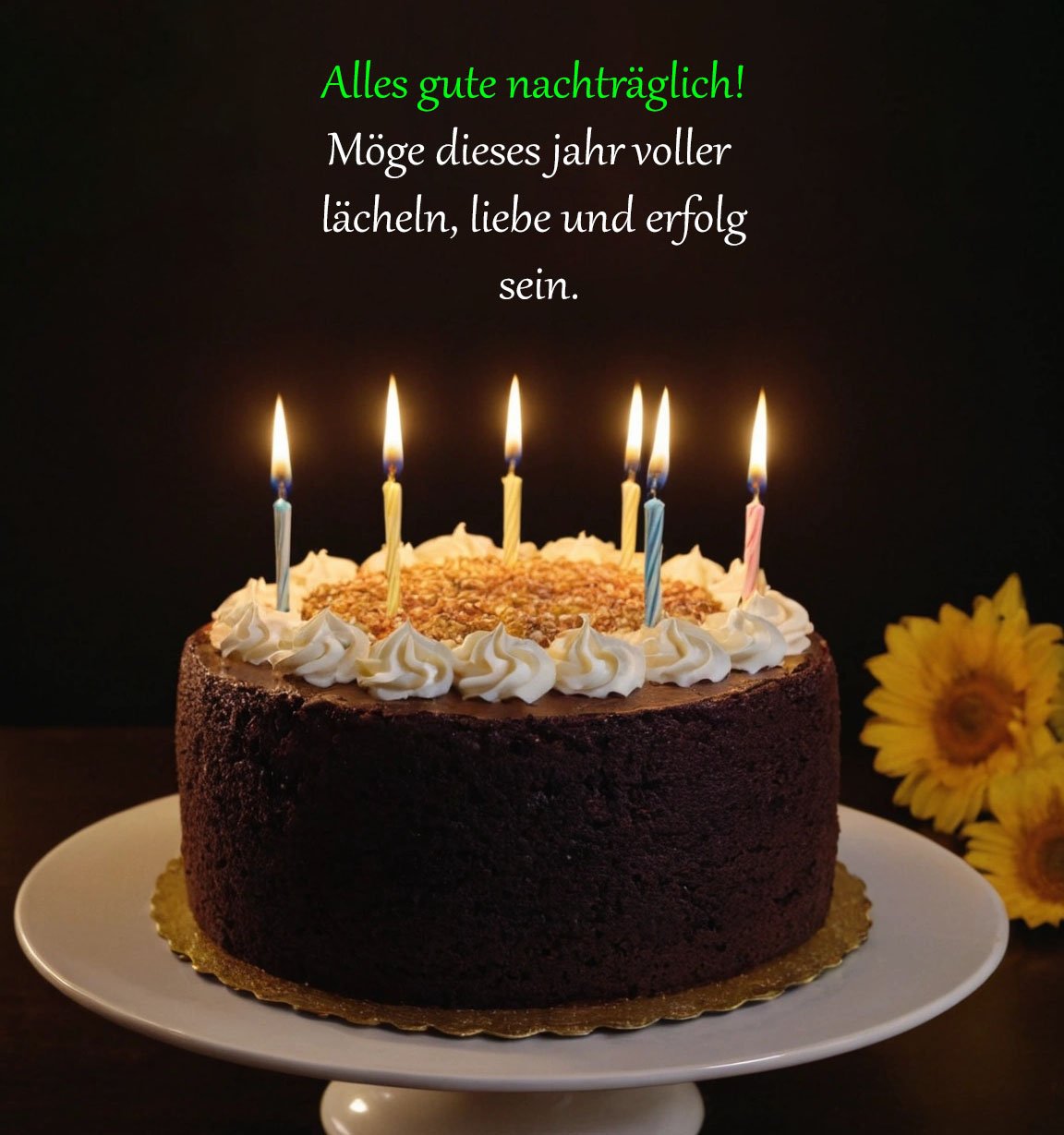 Nachträgliche Geburtstagsglückwünsche - Geburtstagswünsche