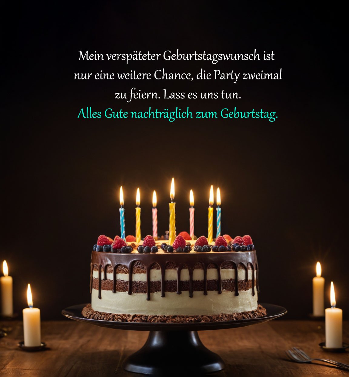 Nachträgliche Geburtstagswünsche & Sprüche