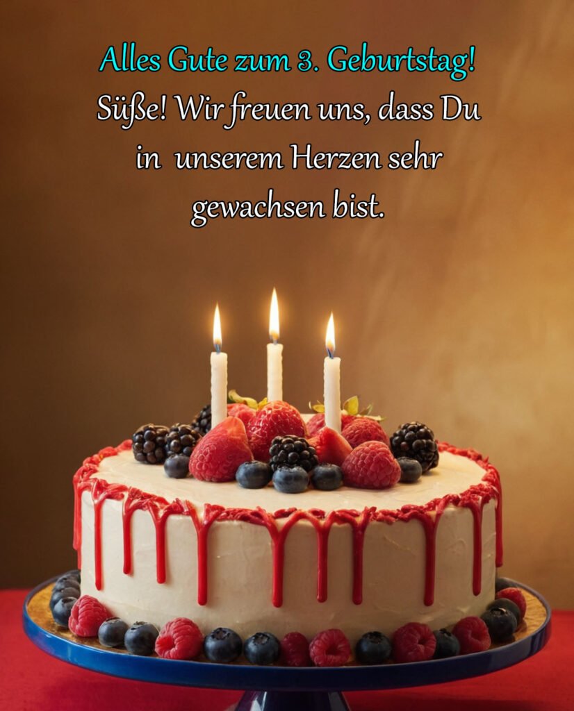 Sprüche Für Glückwünsche Zum 3. Geburtstag