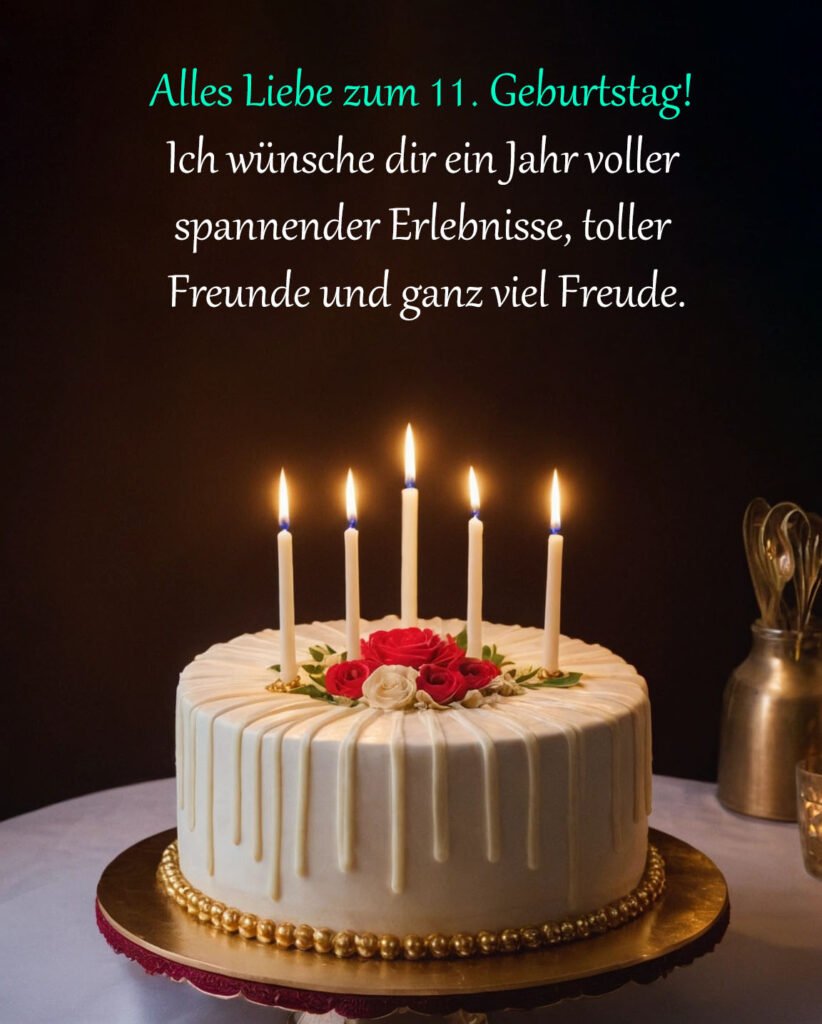 Sprüche für Glückwünsche zum 11. Geburtstag