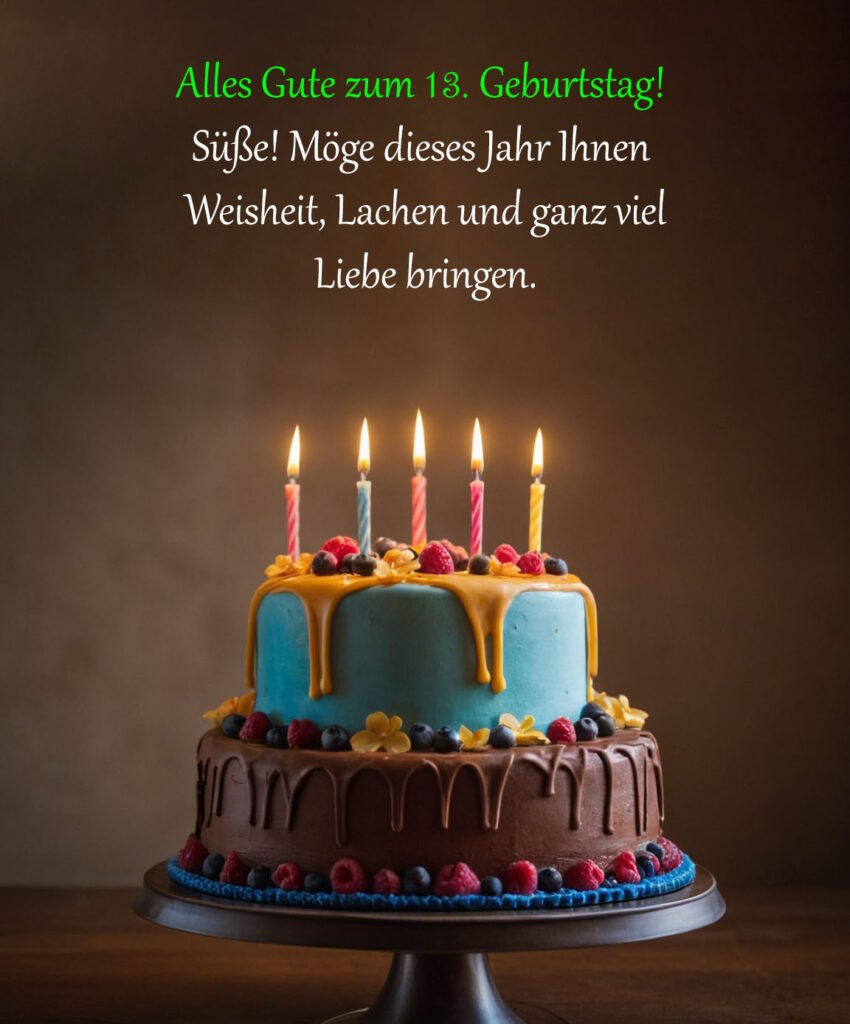 Sprüche für Glückwünsche zum 13. Geburtstag