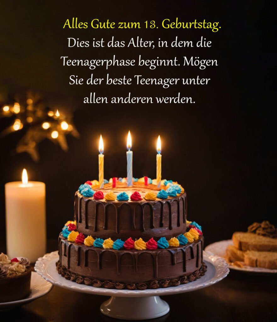 Sprüche für Glückwünsche zum 13. Geburtstag